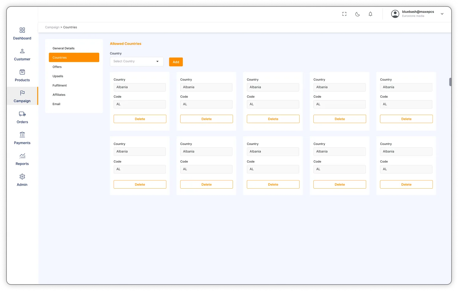 crm orders