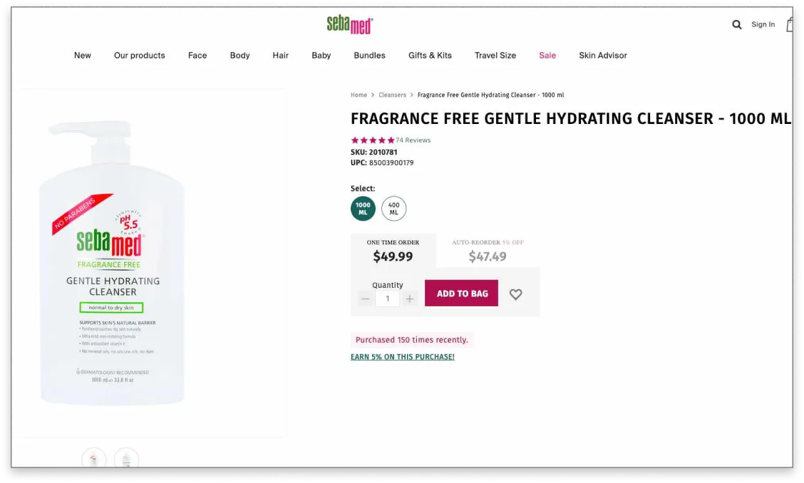 sebamed pdp