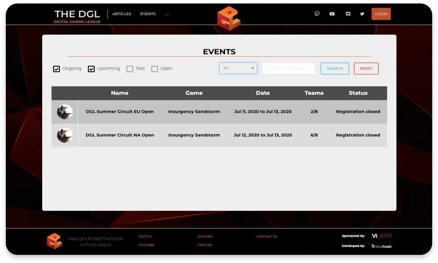 thedgl events