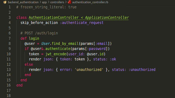 RAILS 6 & 7 API Authentication with JWT (Token-based authentication)